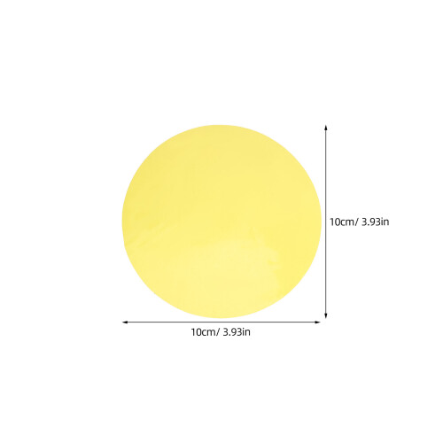 5Pcs Yellow Pet Color Changing Diffuser Film Sheets for Home Lighting 1