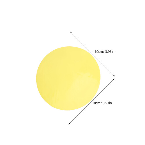 5Pcs Yellow Pet Color Changing Diffuser Film Sheets for Home Lighting 2
