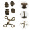 12Ensembles Boucles Taille Jeans Sans Clous Accessoires Pratiques 10