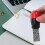 2Stk Adressblocker Roller Stempel Rot Mit 3