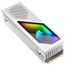 Nuevo Disipador Calor para SSD RGB M.2 2280, Radiador M.2 5 V y 3 Pines ARGB, Enfriador Unidad Estado Sólido con Ventilador Integrado y Disipador