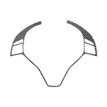 For CLA C117 GLA X156 A Class W176 Carbon Fiber Car Steering Wheel Cover Trim Interior Accessories