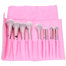 Ergonomic Handle Makeup Brush Collection, Complete Set Of Skin-Friendly Application Tools With Soft Fluffy Bristles, Professional Cosmetic Kit For