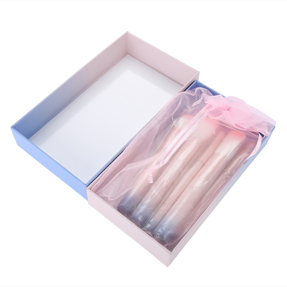 Makeup Brush Set With Hypoallergenic Bristles And Ergonomic Handle Design Premium Synthetic Brushes Includes Foundation Blush Eyeshadow Powder