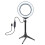 Phone Live Stream Ring Light With Dimmable3Light Modes And Adjustable Brightness Bluetooth Remote No Shadow Lighting USB Port Charge Tripod Stand 2
