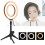 Phone Live Stream Ring Light With Dimmable3Light Modes And Adjustable Brightness Bluetooth Remote No Shadow Lighting USB Port Charge Tripod Stand 5