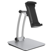 360Degree Adjustable Tablet Stand Folded Design User Friendly Wire Holes Ergonomic Viewing Sleek Secure Design for Office and Home Environments