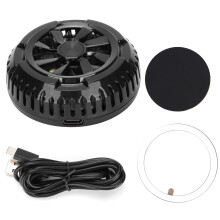 Cell Phone Cooler Magnetic Semi Conductor Radiator With360Degree Fitting Powerful Cooling Fan And Colorful LED Effect Ideal For Gaming Video