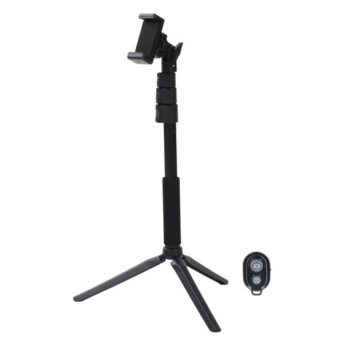 Rotation Function Tripod Stand For Video Recording Extendable Handle Wireless Remote Control Stable Base Foldable Legs Lightweight Travel Friendly