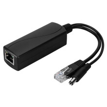 Plug and Play Poe-splitter Gigabit Ethernet-stöd Högkvalitativt ABS-hölje Snabb och stabil överföring Ingen färgstickning Signalskärpa