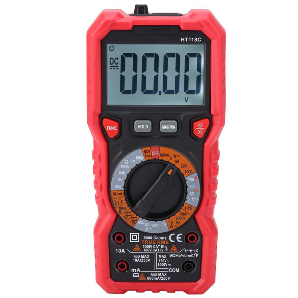 HT118C Multimeter Volt Amp Ohm Capacitance Tester