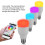 Adjustable Color Smart LED Bulb Dimmable LED Light Bulbs WiFi Controlled Smart Bulbs Voice Command Support Energy Efficient Lighting Seamless Setup 4