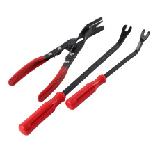Kit de réparation de sellerie automobile avec levier à ressort ergonomique, outils de démontage du tableau de bord en plastique anti-rayures et