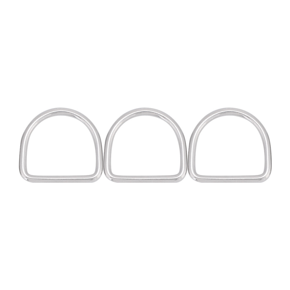 Rust Proof D Ring Stainless Steel Strong Heavy Duty Welded Metal Hardware For Dog Leashes Tactical Belts Diy Sewing Projects 9557311540127