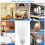 Adjustable Color Smart LED Bulb Dimmable LED Light Bulbs WiFi Controlled Smart Bulbs Voice Command Support Energy Efficient Lighting Seamless Setup 5