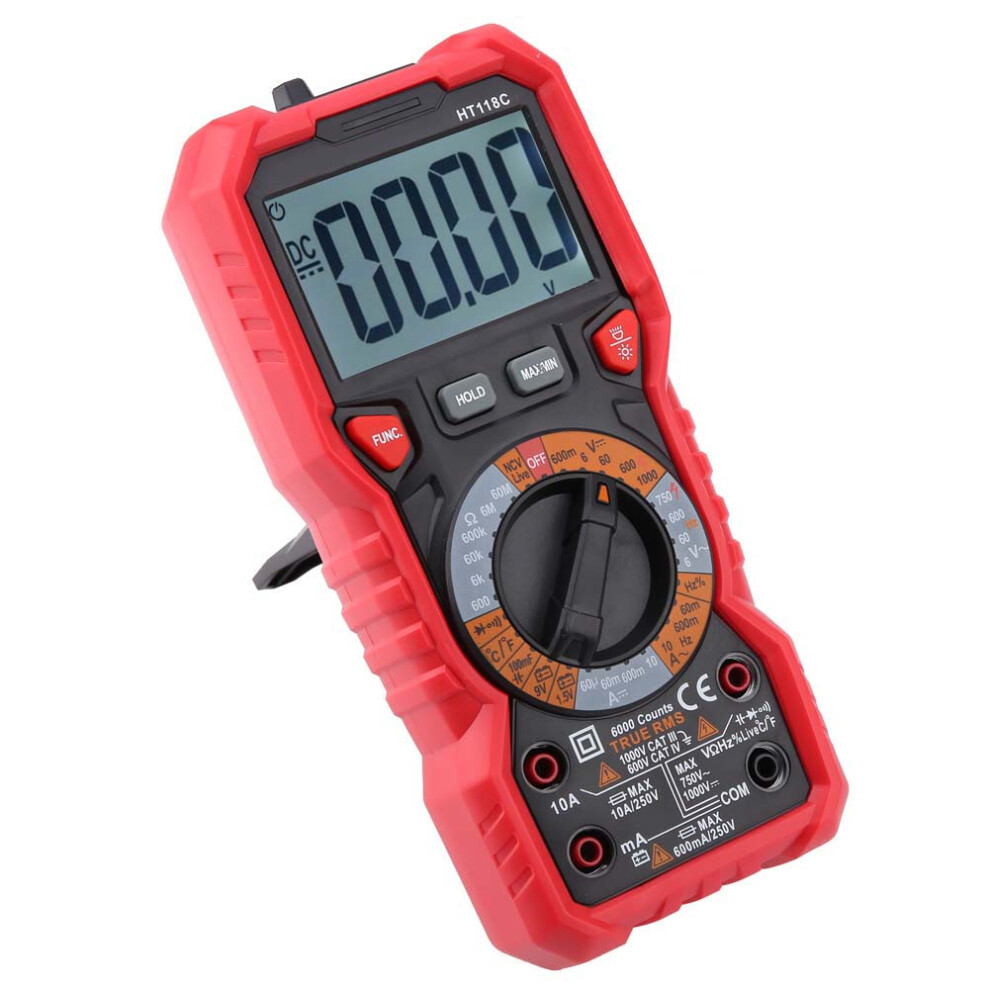 Digital Multimeter HT118C Handheld with Flashlight