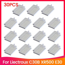 30PCS Hepa Filter for C30B XR500 E30 Robotic Vacuum Cleaner Accessories Replacement Parts Filter