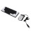 61-Key RGB Gaming Keyboard with Mouse, Wired, Black/White Frame 1