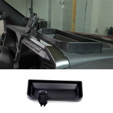 Dash Mount Phone Holder Center Console Storage Box Tray for F150 2021-2024 Interior Accessories