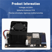 Para Bitaxesupra 401 Solo Miner para Bitaxe 700-800Gh/S 13W BM1368 ASIC Chip de S21 Bitcoin BTC Miner ENCHUFE de EE. UU.