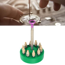 Outil de pose des aiguilles de montre vert, 10 tailles (0-2,2)
