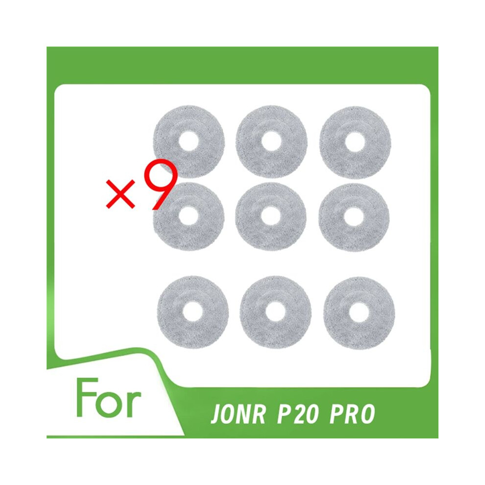 9 Pcs Cleaning Rag For Jonr P20 Pro Vacuum Cleaner Accessories Cleaner Parts Replacement 6034067502591