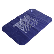 Herbruikbaar koelpak, PVC-fluweel, opblaasbaar, opvouwbaar, multifunctioneel kussen, lichtgewicht, opvouwbaar, draagbaar, geschikt voor op reis.