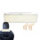 Multi-Functional Car Tissue Box with Hooks for Organizing Travel  Creamy White 6