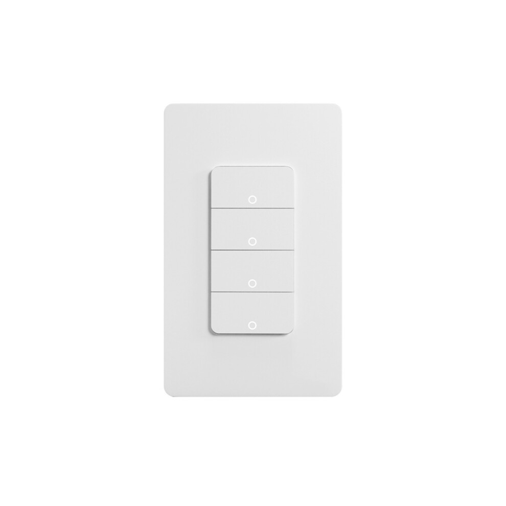 Matter Wifi Light 4-Gang Us Push Button Wall App Voice Control Work With Alexa Home 4711588004385