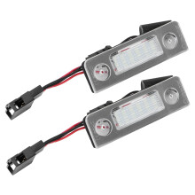 SMD LED Chips LED License Plate Light Xenon White Light High Brightness Long Lifetime Waterproof Design Easy Installation Rear Tag Lamp Assembly Non