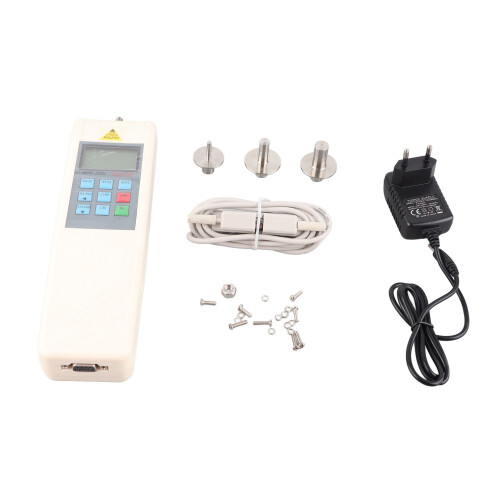 Automatic Peak Function Digital Force Gauge With Gravity Acceleration Setting Testing Modes And Rechargeable Battery For Field And Lab Applications 1