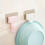 Space Saving Bathroom Organizer Adhesive Rack Wall Mounted Storage Versatile Holder Ventilated Multi Basin Support For Modern Homes 2
