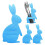 Cutlery Storage Bag Easter Bunny Cutlery Set Knife and Fork Bag Happy Easter Decorative Tableware Accessories 2