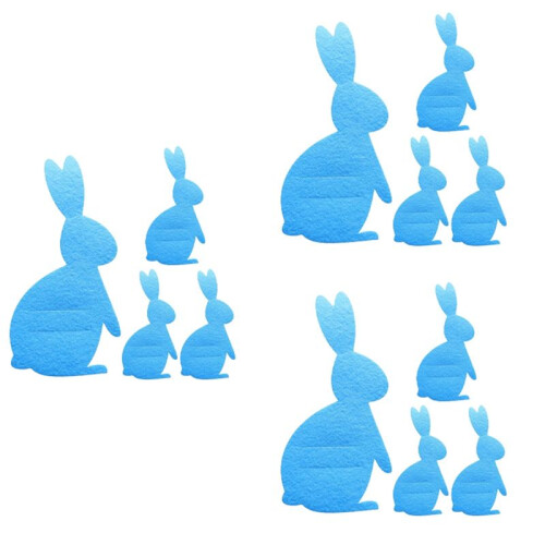 Cutlery Storage Bag Easter Bunny Cutlery Set Knife and Fork Bag Happy Easter Decorative Tableware Accessories