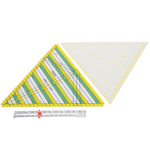 Acrylic Quilting Ruler With Measured Increments, Versatile Sewing Gauge For Creative Fabric Crafting And Custom Pattern Making 2