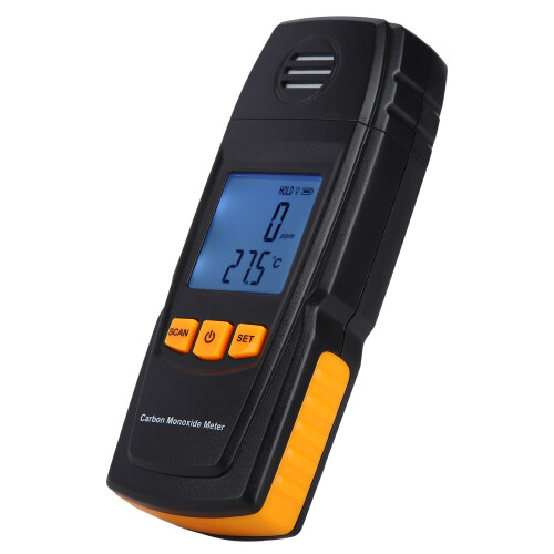 Professional Grade Air Quality Analyzer With LCD Digital Screen Volatile Organic Compound Detection Formaldehyde Sensor Rechargeable Power Supply 2