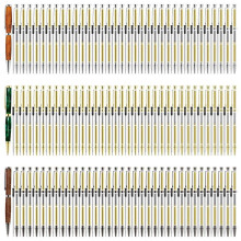 102 Pcs 7mm Pen Making Kits for Woodturning Slimline Pen Bulk Twist Kit with Refill Lathe Turning Supplies