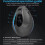 Rechargeable Wireless Vertical Mouse with Screen Display Ergonomic Mice 6 Button Programmable Gaming Mouse for Gamer 10