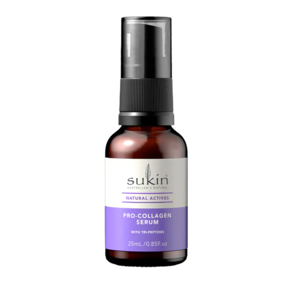 Sukin Natural Actives Pro-Collagen Serum 25ml  Firming Anti-Aging Serum for Wrinkles, Hydration & Skin Elasticity