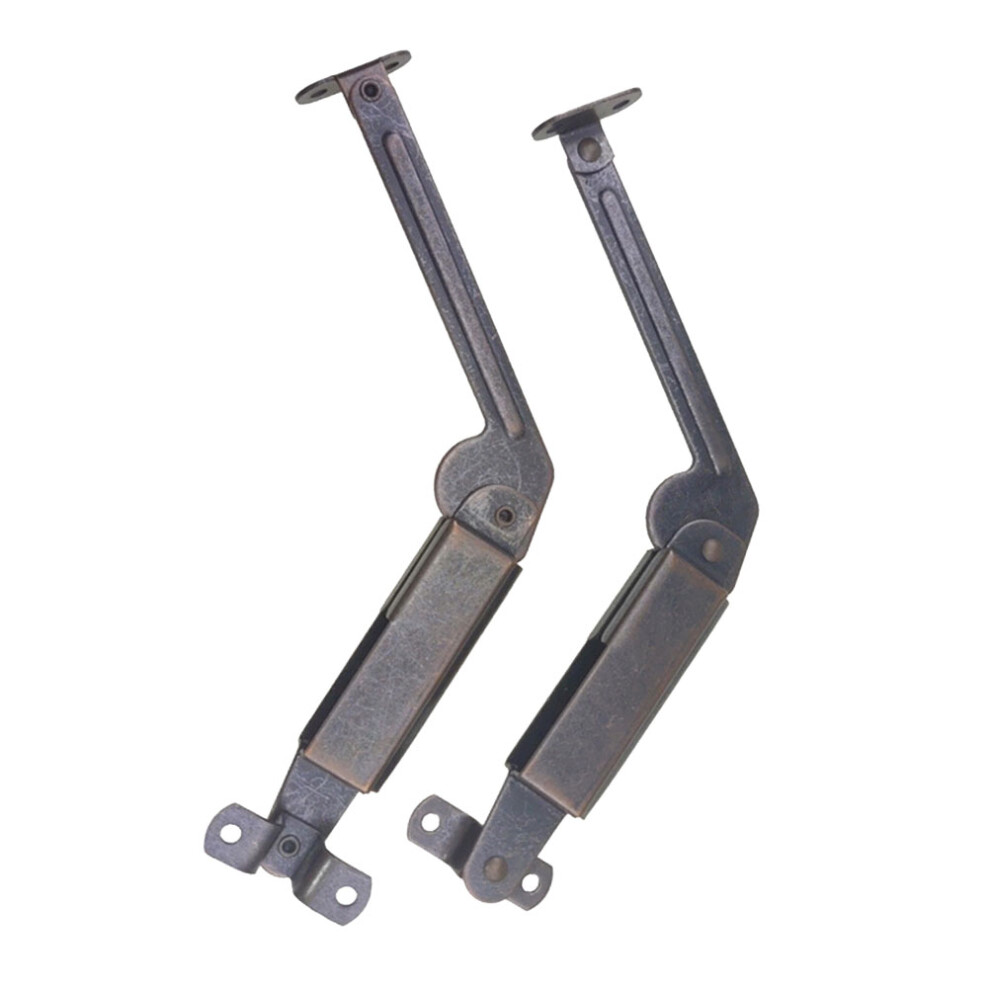 2 Pcs Cabinet Hinge Lid Stay Damper Safety Support Spring Arm 3703108468822
