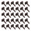 600Pcs DIY Craft Nails Dark Brown Rivets Two-Legged Decorative Studs 1