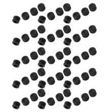50Pcs Guitar String Tie Beads Metal Replacement Parts Black Acoustic