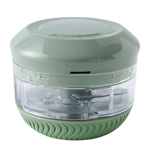 2Pcs Light Green Mini Garlic Manual Crusher for Home Use
