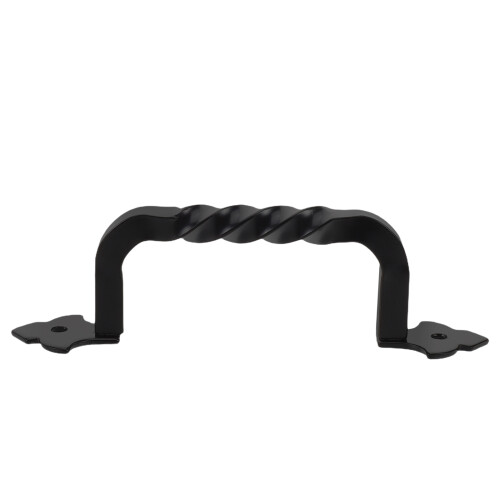 Heavy Duty Black Barn Door Handle Vintage Style Pull