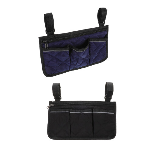 10Pcs Wheelchair Accessories Bag Compact Armrest Pouch for Home Use 2
