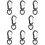 8Pièces Porte- En Matière Robuste Noir Multifonction 9
