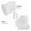 8Pièces Bols En Silicone Compactes Pour Salon Visage DIY 8