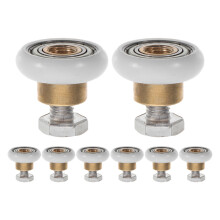 8pcs Shower Door Pulley Shower Door Rollers For Metal Golden