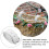 1Pair Adjustable White Bike Basket Strap for Front Rack Fixing 5
