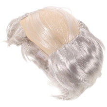 Witte Balding Pruik Comfortabel Realistisch